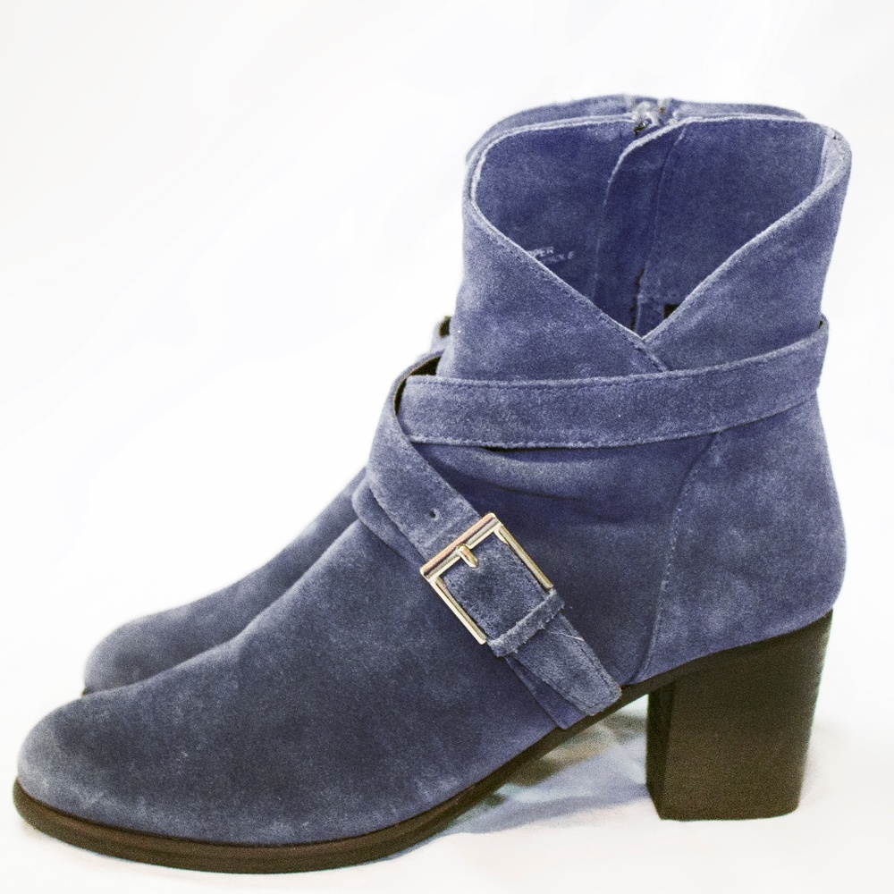 Blue Suede Boots
